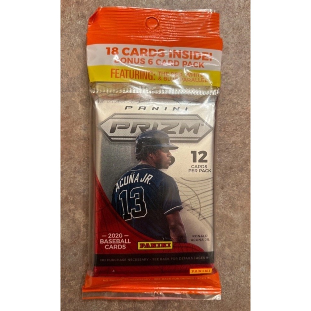 2020 Panini Prizm MLB Baseball One (1)β Cello Value Pack - Unopened